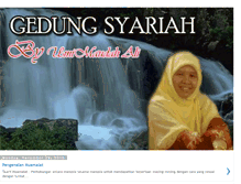 Tablet Screenshot of ilovesyariah.blogspot.com