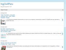 Tablet Screenshot of ingcivilperu.blogspot.com