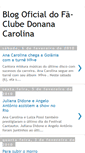 Mobile Screenshot of blogdonanacarolina.blogspot.com