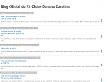 Tablet Screenshot of blogdonanacarolina.blogspot.com