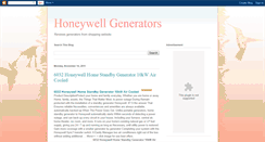 Desktop Screenshot of honeywellgenerators.blogspot.com