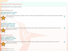 Tablet Screenshot of honeywellgenerators.blogspot.com