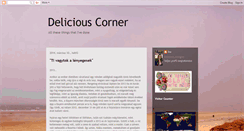Desktop Screenshot of delicious-corner.blogspot.com