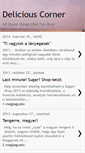 Mobile Screenshot of delicious-corner.blogspot.com