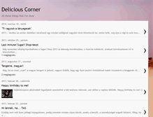 Tablet Screenshot of delicious-corner.blogspot.com