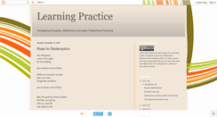 Desktop Screenshot of learningpractice.blogspot.com