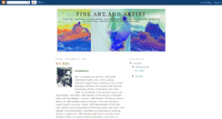 Desktop Screenshot of fineartandartist.blogspot.com