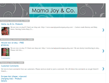 Tablet Screenshot of mamajoyandcompany.blogspot.com