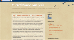 Desktop Screenshot of microfinanceanalysis.blogspot.com