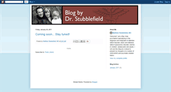 Desktop Screenshot of drstubblefield.blogspot.com