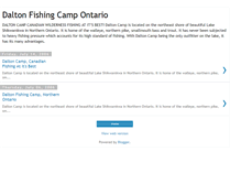 Tablet Screenshot of daltonfishingcampnorthernontario.blogspot.com