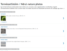 Tablet Screenshot of ndrusnaturephotos.blogspot.com
