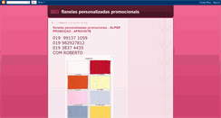 Desktop Screenshot of flanelaspersonalizadaspromocionais.blogspot.com