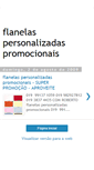 Mobile Screenshot of flanelaspersonalizadaspromocionais.blogspot.com