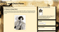 Desktop Screenshot of dawnschickflicks.blogspot.com