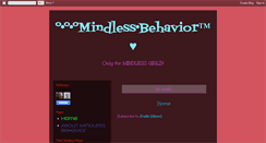 Desktop Screenshot of mindlessgurlz.blogspot.com