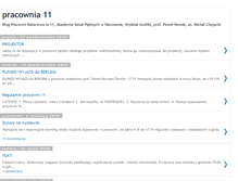 Tablet Screenshot of pracownia11.blogspot.com