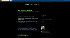 Desktop Screenshot of liveoutloudshop.blogspot.com