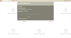 Desktop Screenshot of myprostheticeye.blogspot.com