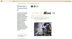 Desktop Screenshot of educacionycienciaparati.blogspot.com