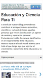 Mobile Screenshot of educacionycienciaparati.blogspot.com