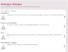 Tablet Screenshot of analoguedialogue.blogspot.com