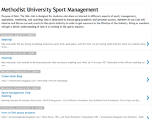 Tablet Screenshot of methodistuniversitysportmanagement.blogspot.com