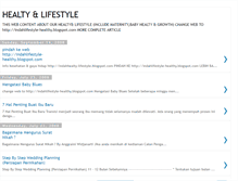 Tablet Screenshot of indahhealty-lifestyle.blogspot.com