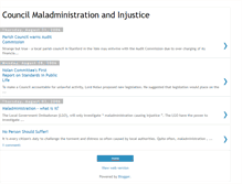 Tablet Screenshot of council-maladministration-injustice.blogspot.com