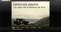 Desktop Screenshot of expedicionbiberon.blogspot.com