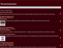 Tablet Screenshot of nuestraamericahoy.blogspot.com