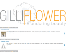 Tablet Screenshot of gilliflowerdesign.blogspot.com