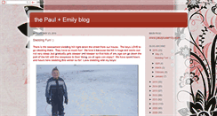 Desktop Screenshot of paulplusemily.blogspot.com