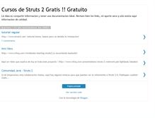 Tablet Screenshot of comunidadstruts2gratis.blogspot.com