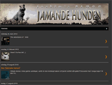 Tablet Screenshot of jamandehunden.blogspot.com