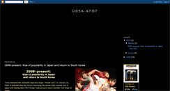 Desktop Screenshot of dbsk-kpop.blogspot.com