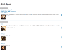 Tablet Screenshot of dbsk-kpop.blogspot.com