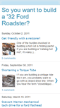 Mobile Screenshot of builda32fordroadster.blogspot.com