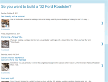 Tablet Screenshot of builda32fordroadster.blogspot.com