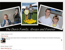 Tablet Screenshot of davis4family.blogspot.com