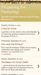 Mobile Screenshot of preparingforpastoring.blogspot.com