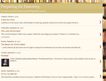 Tablet Screenshot of preparingforpastoring.blogspot.com