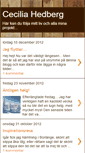 Mobile Screenshot of ceciliahedberg.blogspot.com