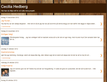 Tablet Screenshot of ceciliahedberg.blogspot.com