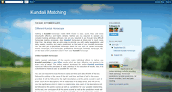 Desktop Screenshot of kundlimatching.blogspot.com