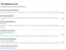 Tablet Screenshot of nbabottomline.blogspot.com