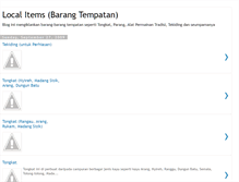 Tablet Screenshot of localitems.blogspot.com