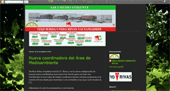Desktop Screenshot of medioambienteiurivas.blogspot.com