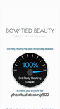 Mobile Screenshot of bowtiedbeauty.blogspot.com