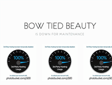 Tablet Screenshot of bowtiedbeauty.blogspot.com